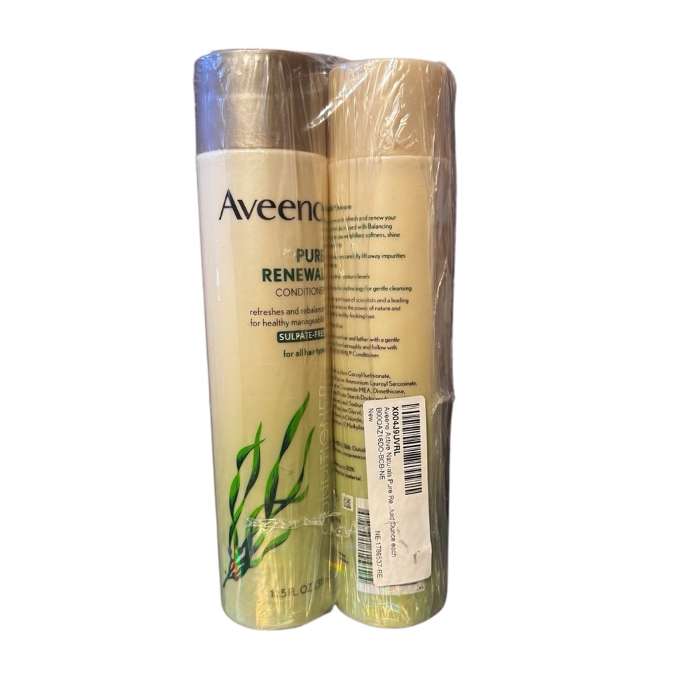Aveeno Active Naturals Pure Renewal Shampoo and Conditioner Set 10.5 Ounce each